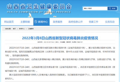 山西新增确诊1例、无症状1例!太原紧急通知:对这些人暂赋黄码…