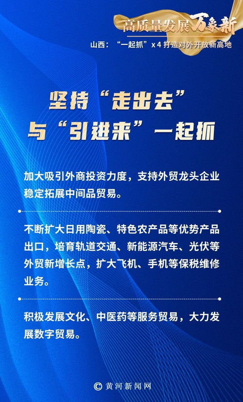 高质量发展万象新 山西 一起抓 x 4 打造对外开放新高地