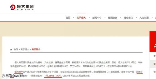 开创 网上销售 先河的恒大地产一项目网签合同存在明显不利于买受人条款